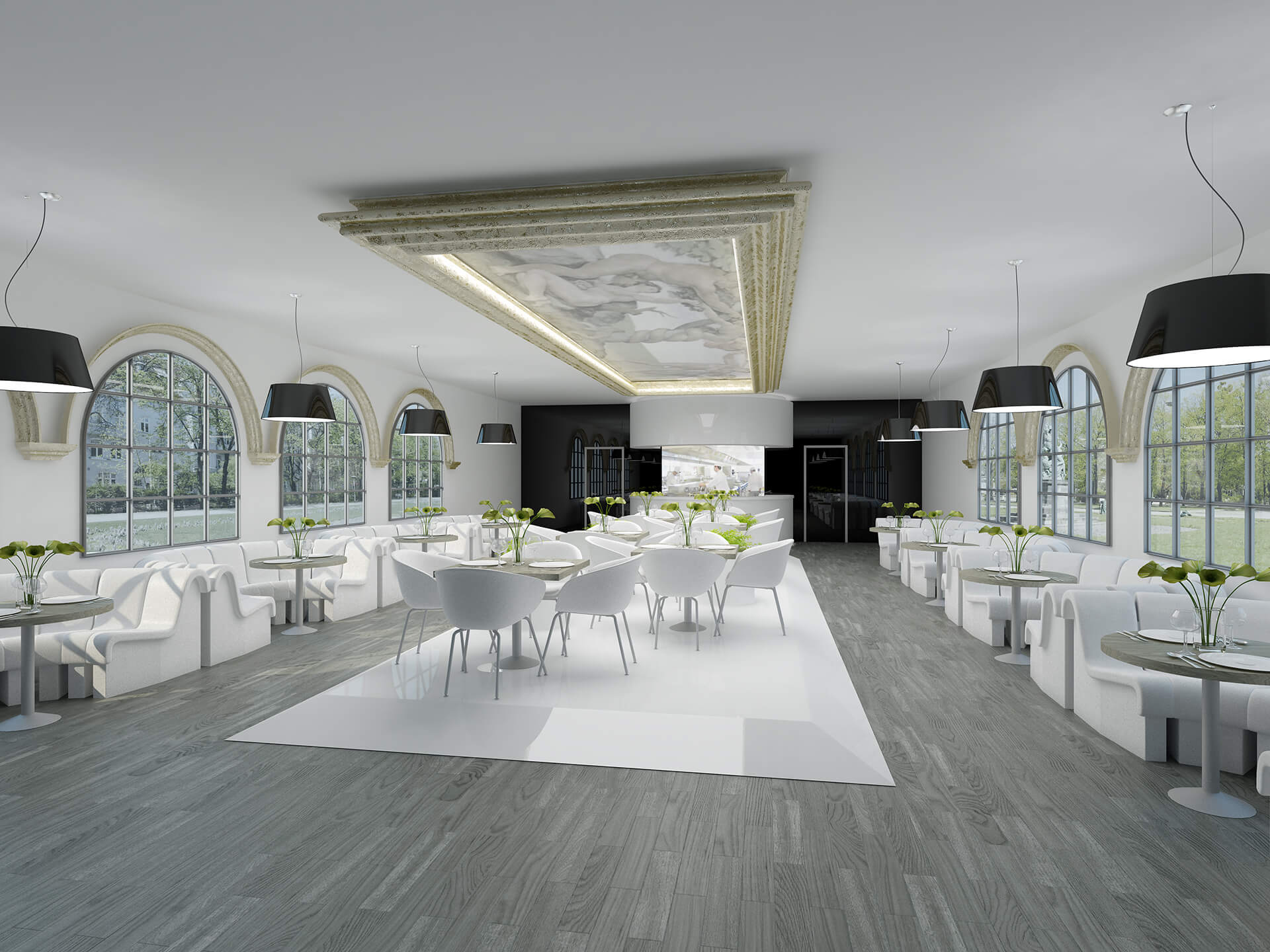 Restauracja Premium w Berlinie - Projekty Neostudio Architekci