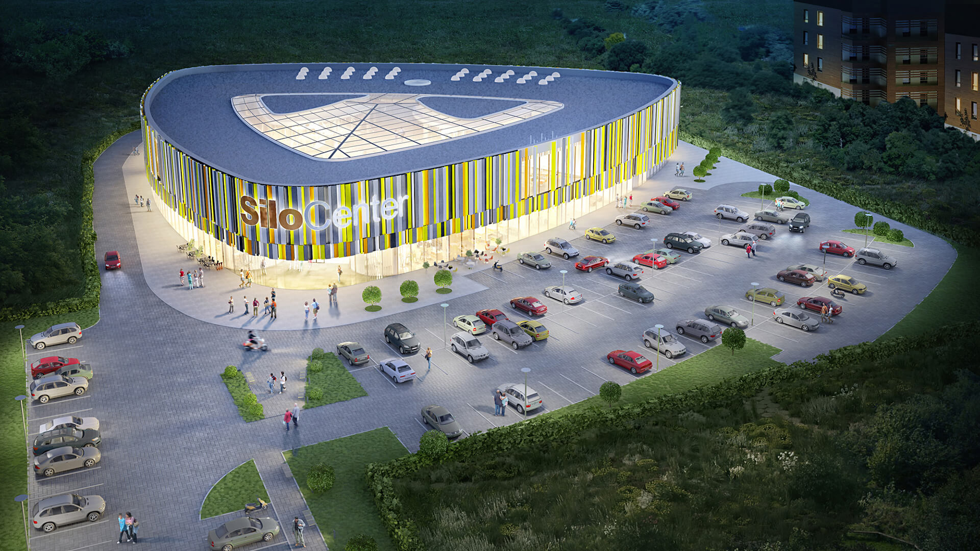 SiloCenter Centrum Sportowo - Rekreacyjne - Projekt Neostudio Architekci
